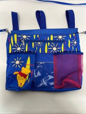 Disney Winnie the Pooh beach chair organizer bag